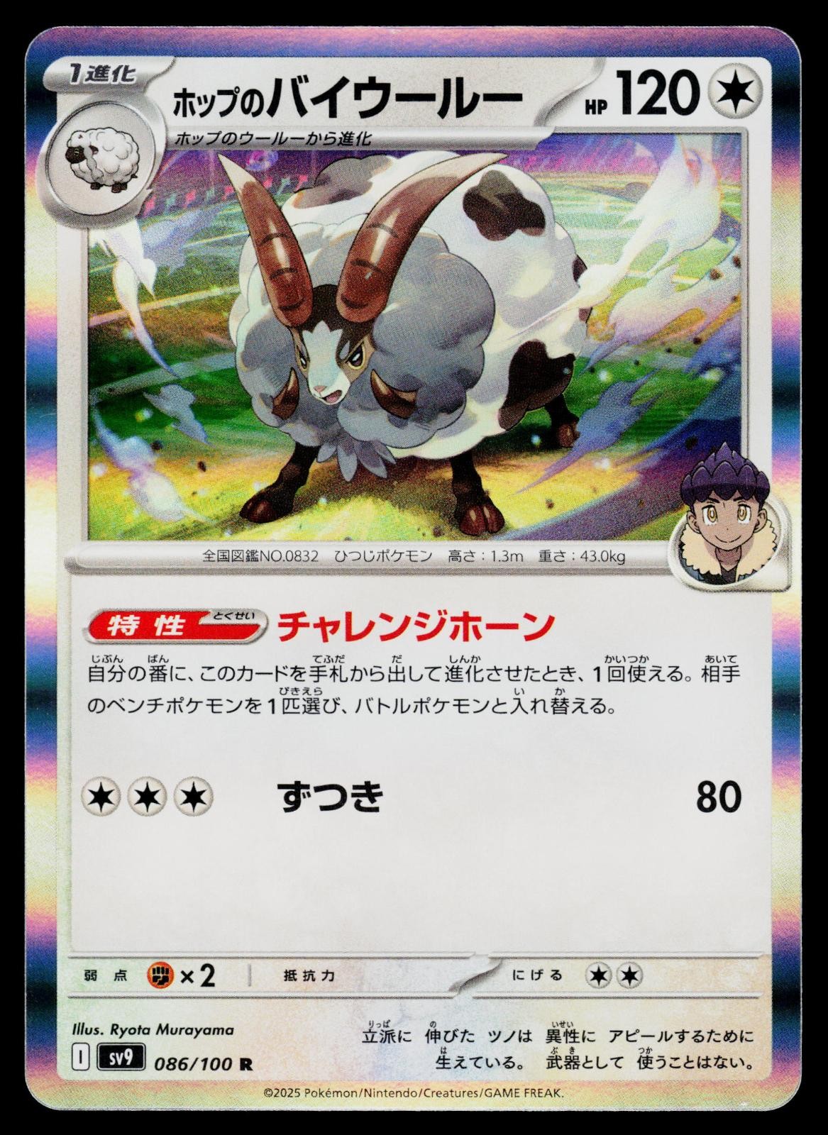 Battle Partners - NM - Hop's Dubwool 086/100 Holo US Seller