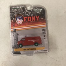 Greenlight GMC Vandura New York Fire FDNY Communications Van CHASE