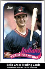 1989 Topps #31 Terry Francona Cleveland Indians MLB Baseball
