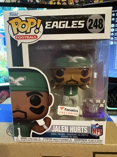 New Funko Pop! NFL Jalen Hurts Philadelphia Eagles #248 Fanatics Exclusive