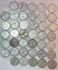 40 - Canadian 80% Silver Quarters