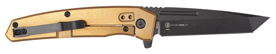 Ontario Knives Equinox Frame Lock 9805 S35VN Bronze Titanium - Image 2 of 2