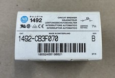Allen Bradley 1492-CB3F070 Circuit Breaker 7A Pole SER B NIB