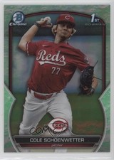 2023 Bowman Draft Chrome Lunar Glow Refractor Cole Schoenwetter #BDC-116 11o2