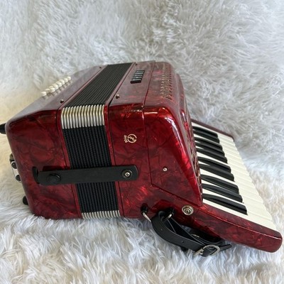 YAMAHA ヤマハ YA-12 アコーディオン 25鍵盤 12ベース 独奏用 Rare Yamaha YA-12 Accordion 25-Key Compact Model with Case