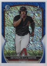2023 Bowman Chrome Prospects Blue Shimmer Refractor Deyvison De Los Santos 0eh1
