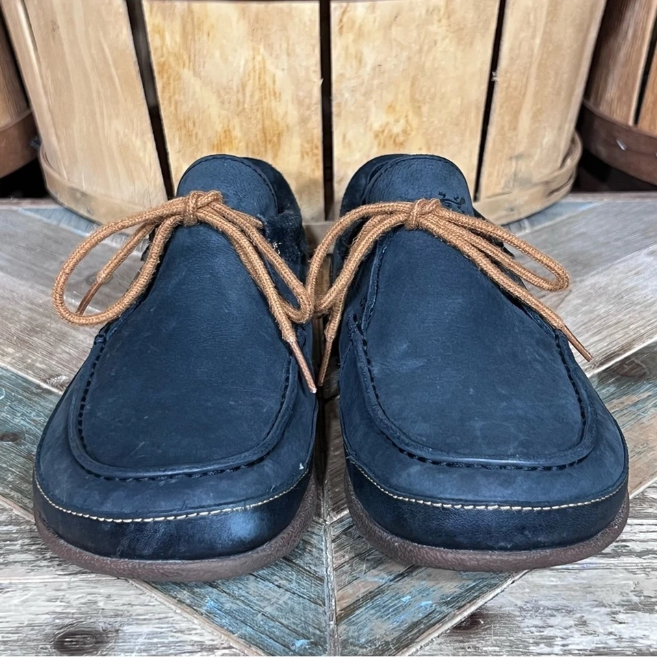 Chaco Pineland Moc Black Nubuck Leather Lace-Up Moc Loafer Shoes Womens Size 9.5 - Image 4 of 4