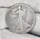 1916-S 50C WALKING LIBERTY SILVER HALF DOLLAR OBVERSE MINT MARK