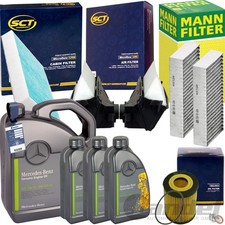 FILTERPAKET passend f&uuml;r MERCEDES M KLASSSE GLE W166 ML 350+ORIGINAL 5W-30 &Ouml;L