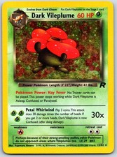 Dark Vileplume 13/82 Rare Team Rocket Pokemon Unlimited Holo Heavily Played on eBay