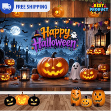 HAPPY HALLOWEEN Advertising Vinyl Banner Flag Sign Many Sizes HOLIDAY SPOOKY US