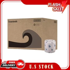 Boardwalk 2-Ply Toilet Tissue, Septic Safe, White,400 Sheet/Roll,96 Rolls/Carton