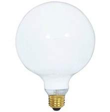 White Globe Light 120V G25