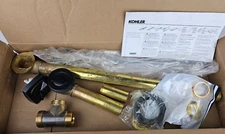 Kohler K-7166-AF-BL Clearflo 1-1/2 inch Adjustable Pop-up Bath Drain Black