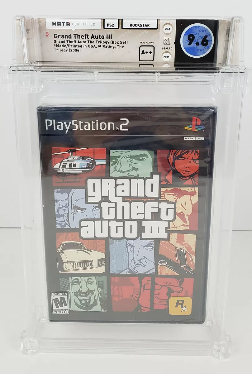 Grand Theft Auto San Andreas PS2 WATA 9.4 A++ Graded Sealed