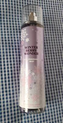 BATH & BODY WORKS *WINTERBERRY WONDER* FINE FRAGRANCE MIST SPRAY 8.OZ NEW