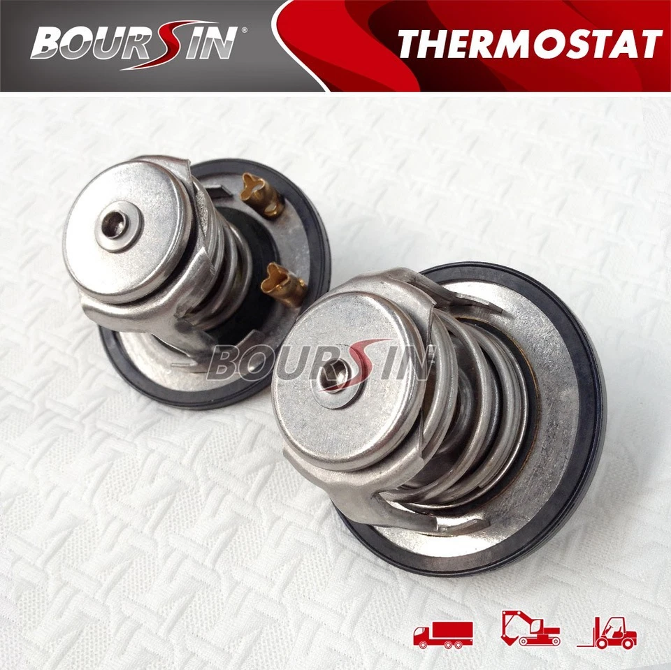 Termostato de refrigerante de motor para camión ISUZU 6HK1 6HE1 FRR FSR FTR, garantía 1 par Foto 3 de 3