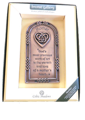 The Mother's Blessing Wall Plaque, Celtic Shadows, metal, gift boxed