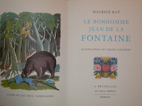 Le bonhomme Jean de La Fontaine - M. Rat aux éd. Brepols 1964 Bio poete - Foto 3 di 4