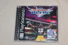 NFL Blitz (Sony PlayStation 1, 1998) PS1 COMPLETE REG CARD BLACK LABEL