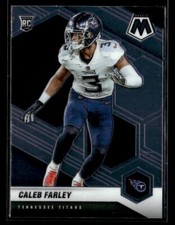Caleb Farley 2021 Panini Mosaic #345 Rookie Tennessee Titans