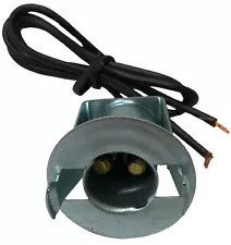 (2) Two Lead Light Electrical Connector Standard S-31N Socket Lamp Pigtail