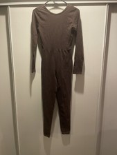 Chaser Bodysuit NWT Brown Long Sleeve Low Back New Size Small