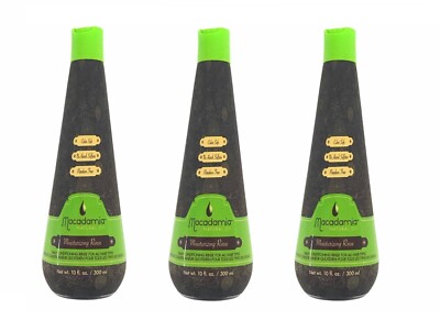 Macadamia Hair Care Moisturizing Rinse, 10 oz (Pack of 3)