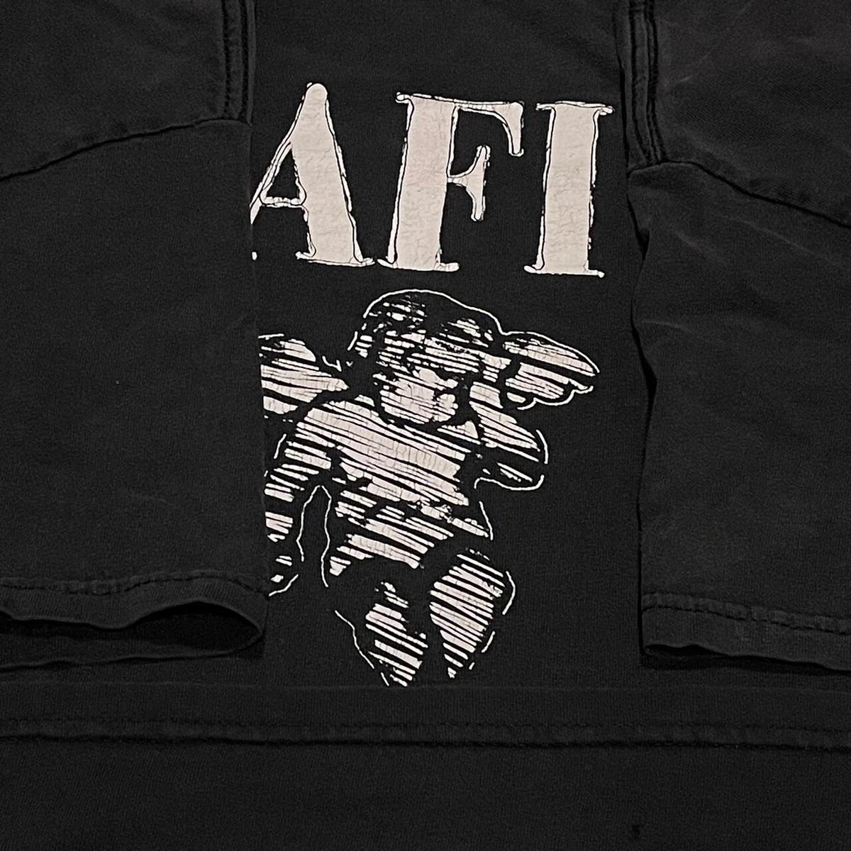 Rare Vintage 2003 AFI Hardcore Punk Band Tour T Shirt Blck