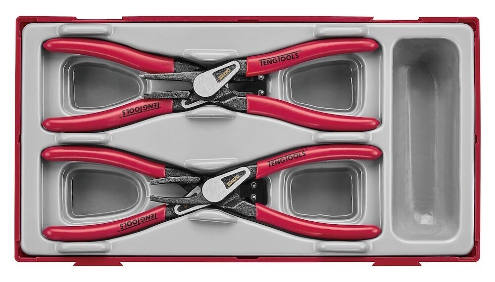 Teng Tools TT474-5E - PRO Mega Bite 5"" Spring Circlip Plier Set (12-25mm) - 4pcs