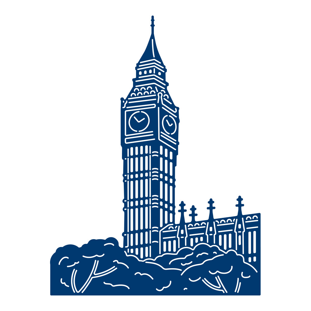 New Tattered Lace BIG BEN London Die D1376 - Stephanie Weightman - FREE UK P&P