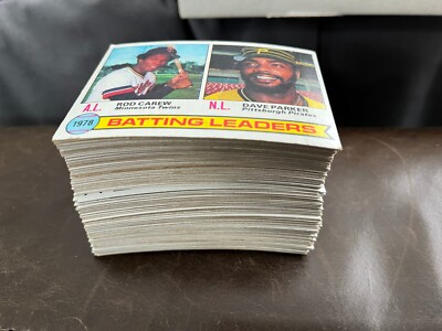 1979 Topps Baseball Commons, Rookies, Stars - Complete your set - #501 - #726