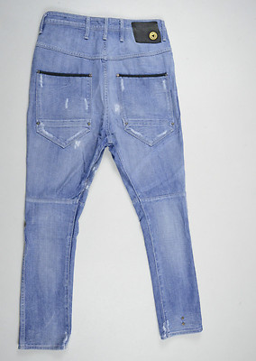 G-Star Raw High Loose fit jeans in used-look model 'Skater' in jeansblauw online kopen | P&C G-Star Raw High Loose fit jeans in used-look model 'Skater' in jeansblauw online kopen | P&C