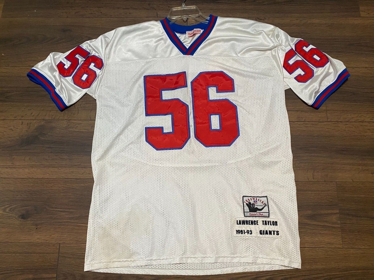 NICE NFL NEW YORK GIANTS 1981-93 LAWRENCE TAYLOR #56 MITCHELL&NESS 