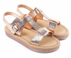 bamboo rose gold sandals