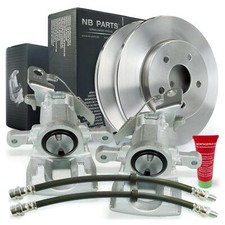 Bremssättel Bremsschläuche Brensscheiben hinten für Ford Mondeo III B5Y B4Y BWY