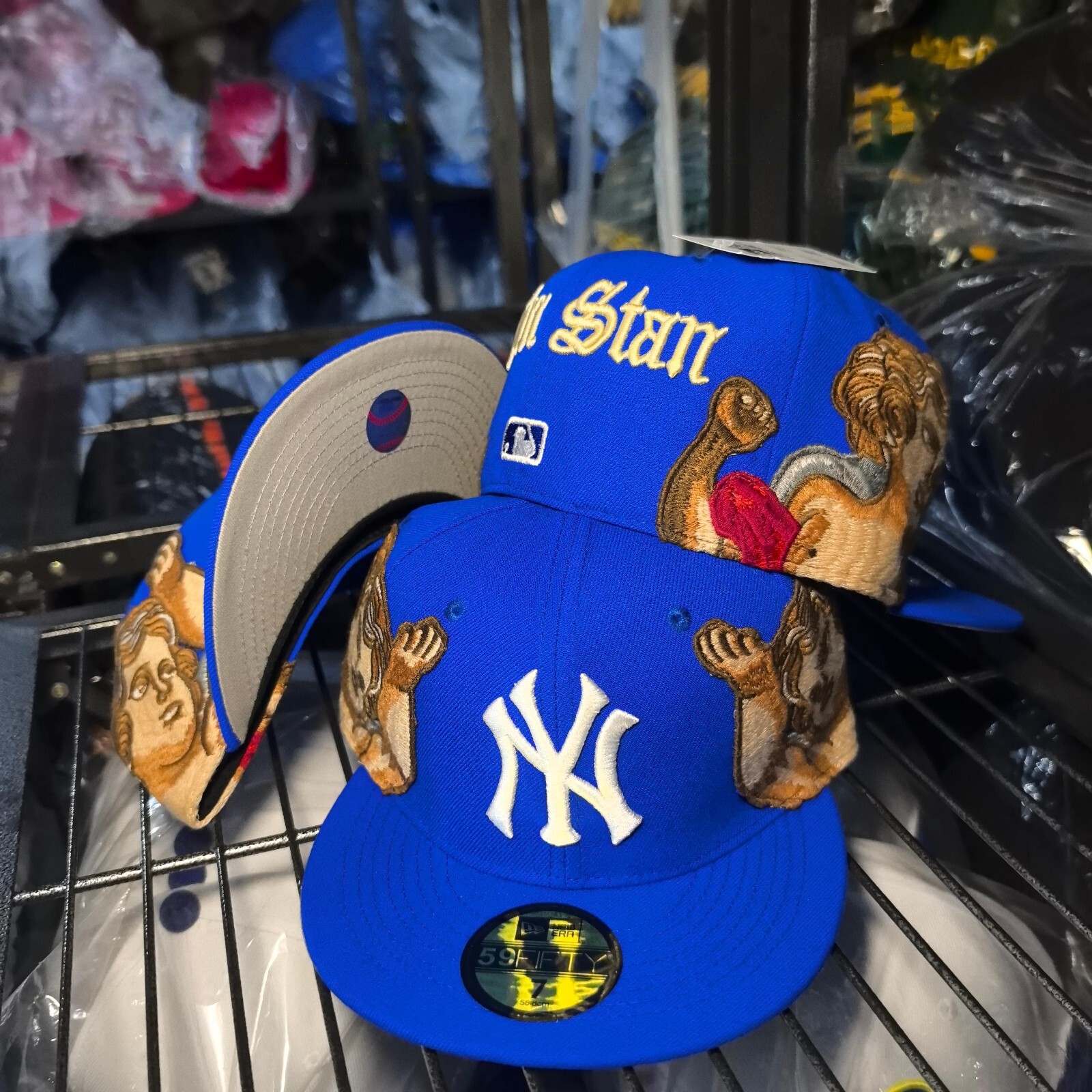 New MLB New Era Jon Stan New York Yankees 59FIFTY Fitted Cap - Blue Series