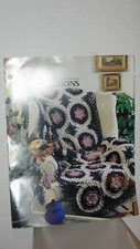 1995 ANNIE'S CROCHET QUILT AFGHAN CLUB PROJECT SHEET -ROSE MEDALLIONS