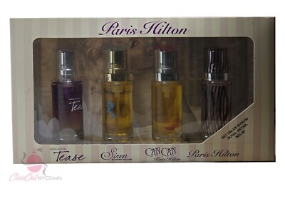 Paris Hilton 0.5 EDP Spray 4 Pc Set for Women-Paris Hilton+Can Can+Siren+Tease