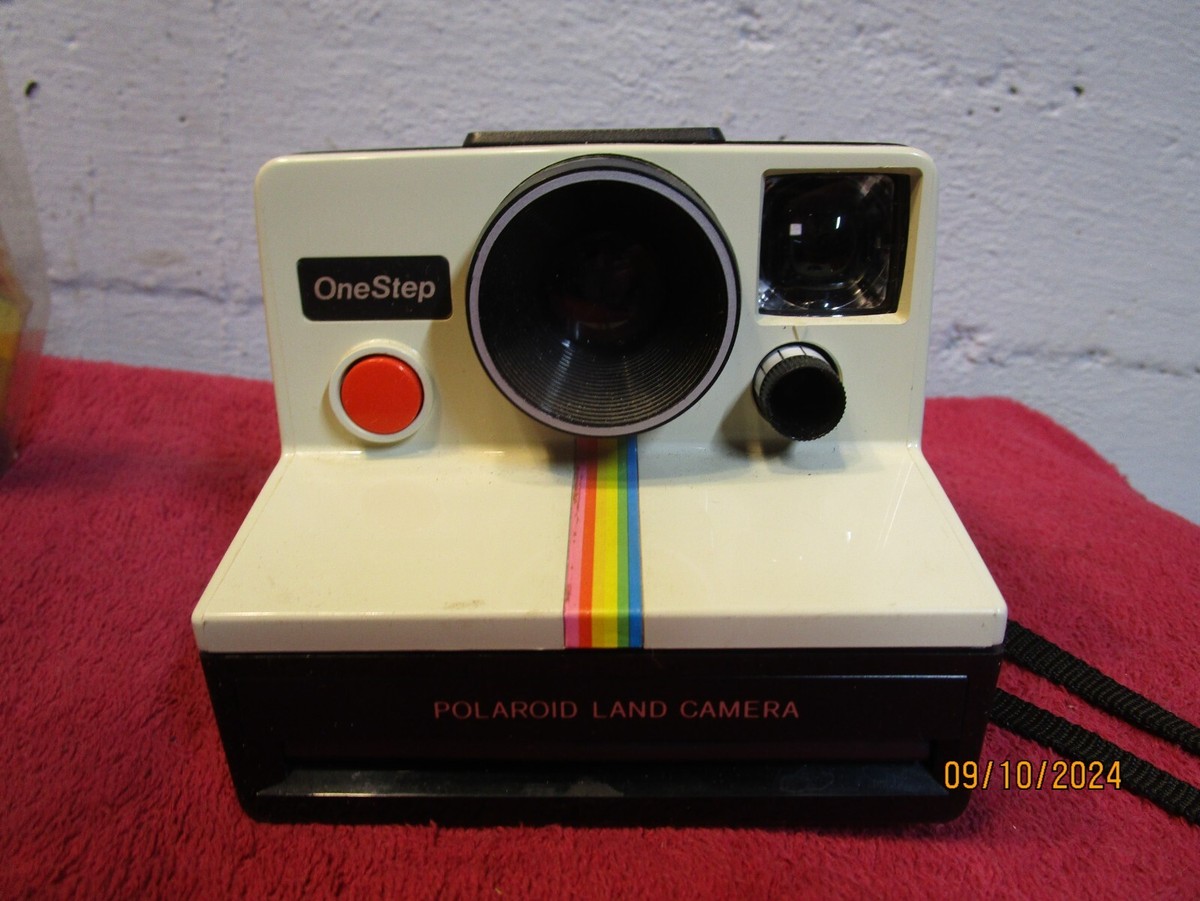 Vintage Polaroid-One Step Land Camera-Rainbow /Really Beat Up Box