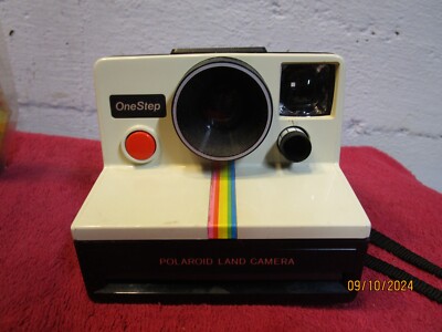 Vintage Polaroid-One Step Land Camera-Rainbow /Really Beat Up Box