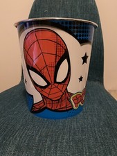 Kosz na śmieci, nowy, oryginalny, spiderman, śmieci, wiadro, oryginalny