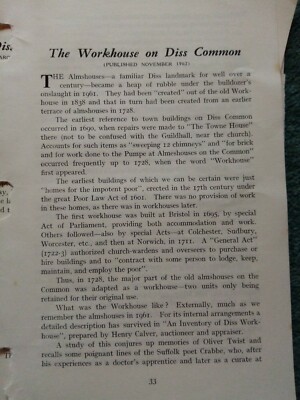 A7e Ephemera 1962 Diss Artikel Arbeitshaus am Gemeinsamen 