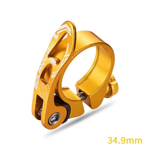31.8/34.9mm Bike Seatpost Clamp Quick Release Aluminium Alloy Seat Post Mount - Picture 14 of 15