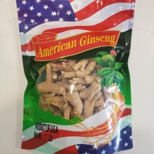 16oz American Ginseng Round Root High Quality Can Slice        /   