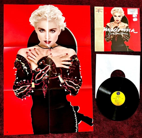 MADONNA YOU CAN DANCE UK VINYL HUGE ALBUM BOLERO PROMO POSTER RECORD STICKER