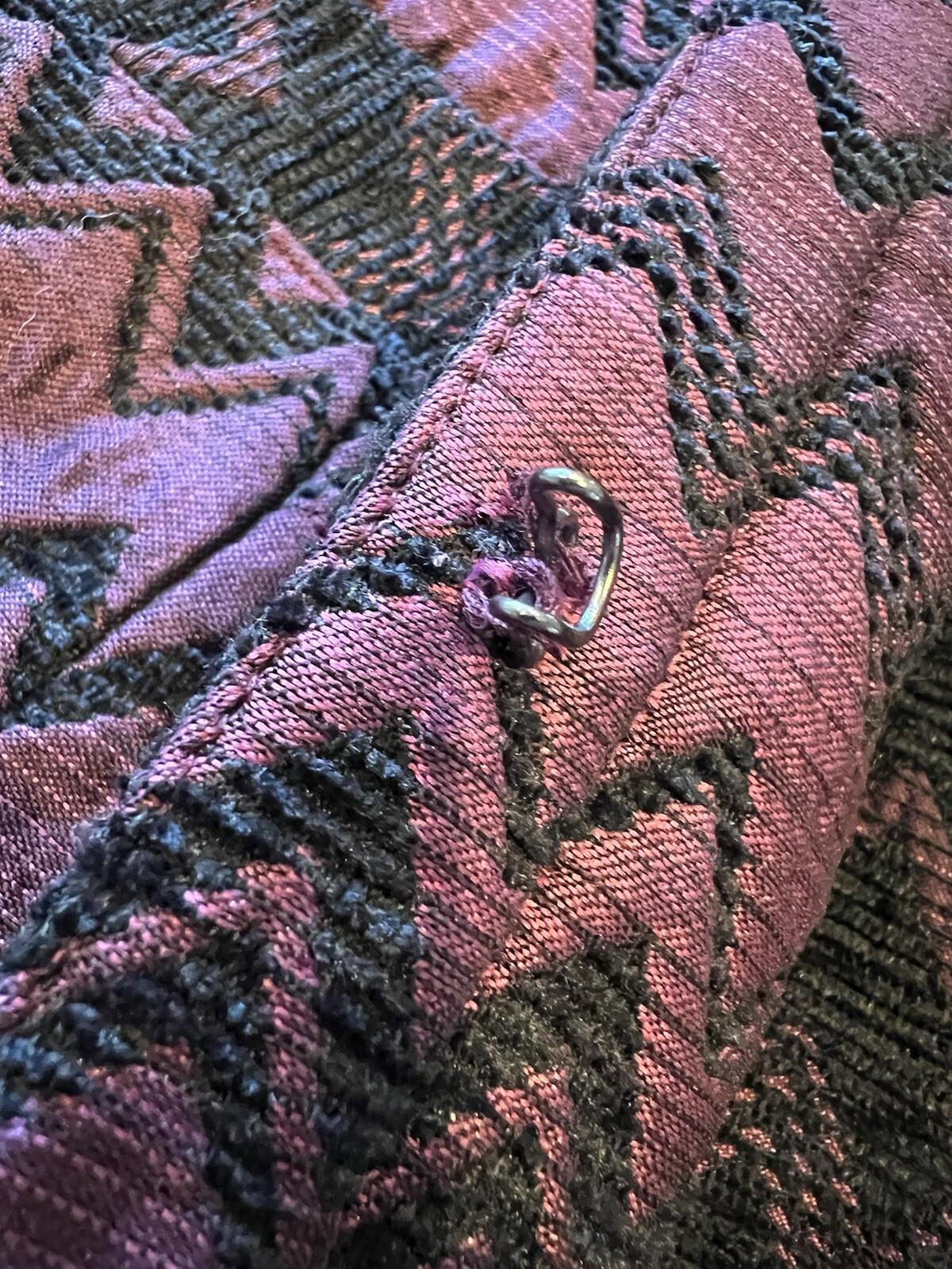 Chicos Multicolor Chevron Design Jacket Medium Le… - image 8