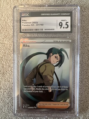 CGC MINT+ 9.5 Rika 241/182 Paradox Rift Ultra Rare HOLO Pokemon Card | eBay CGC MINT+ 9.5 Rika 241/182 Paradox Rift Ultra Rare HOLO Pokemon Card | eBay