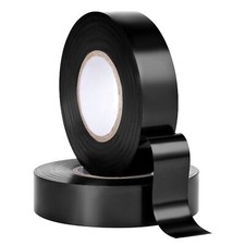 10 Rolls 3/4" x 66ft Insulating Tape - Black PVC Electrical Wire Tape