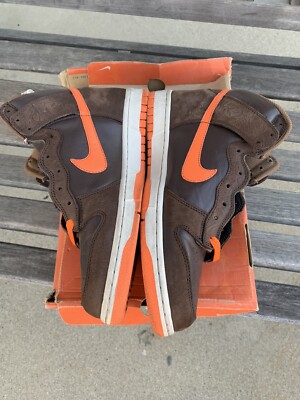 2006 Nike Dunk High Premium CINDER BROWN ORANGE Supreme SB  display picture 3